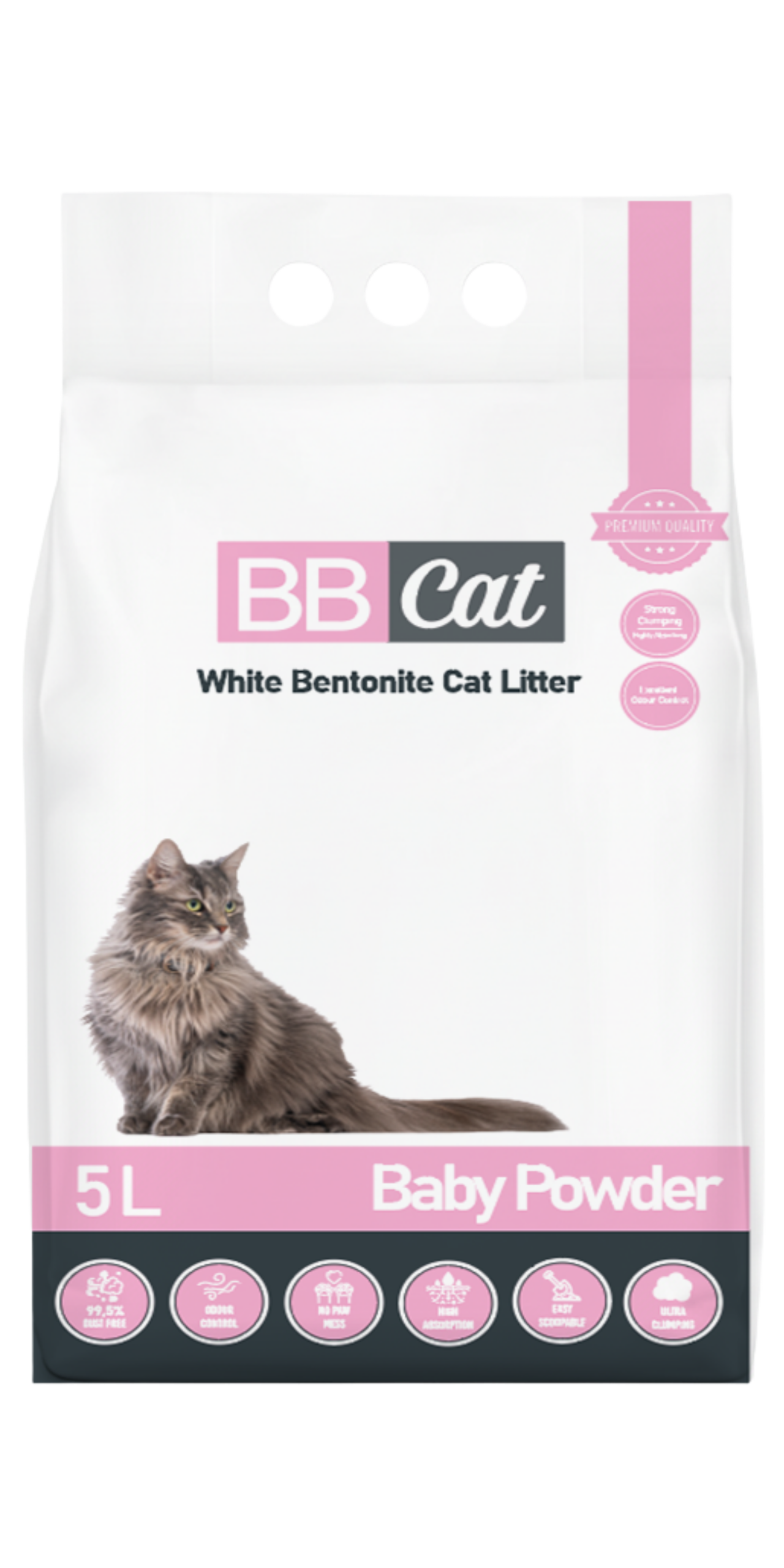 BB Cat Baby Powder 5L